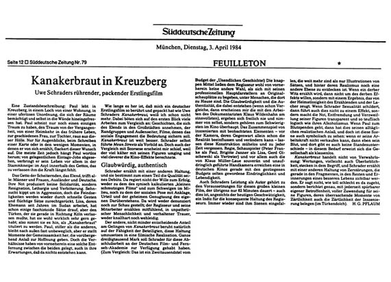 Kanakerbraut - Kritik Süddeutsche Zeitung