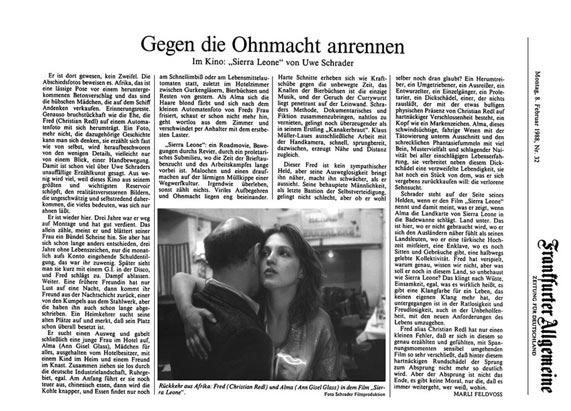 Sierra Leone - Zeitung - FrankfurterFrankfurter Rundschau