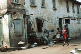 Sierra Leone - Drehort Straße